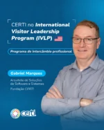 A CERTI foi convidada a participar do International Visitor Leadership Program (IVLP), programa de intercâmbio profissional patrocinado e coordenado pelo Escritório de Educação e Cultura do Departamento de Estado norte-americano.

O IVLP tem como objetivo promover a troca de conhecimento e experiências sobre o tema específico de cada projeto, além de apresentar aspectos culturais, sociais e políticos dos Estados Unidos e cultivar relacionamentos profissionais entre pessoas que atuam nas mesmas áreas.

Nesta edição, seremos representados por Gabriel Marques, Arquiteto de Soluções da CERTI, no projeto Artificial Intelligence: Responsible Practices, ou IA: Práticas de Uso Responsável.

A iniciativa tem como objetivo examinar as políticas públicas para tecnologia e a pesquisa em Inteligência Artificial nos Estados Unidos, ilustrando como parcerias entre os setores público, privado e acadêmico podem contribuir para o desenvolvimento e a implementação responsável dessa tecnologia.

O estudo também explora como a aplicação da IA pode impulsionar o crescimento econômico e a geração de empregos.

#ArtificialIntelligence #ResponsibleAI #InteligenciaArtificial #Inovacao #CERTI
